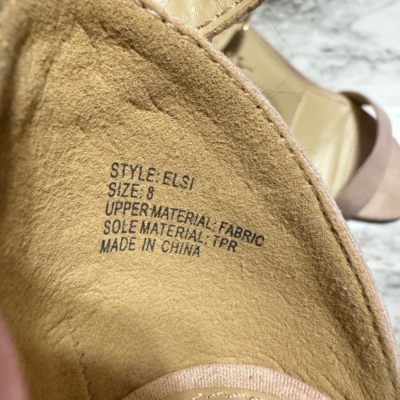 🎉😀CLEARANCE SALE!!!😀🎉 LULU'S Blush Pink Elsi Ankle Strap Heels Sz. 8 - Picture 6 of 8